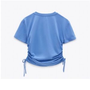 Zara side tie tee